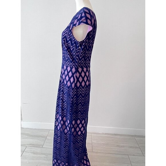 JS Collections LINDA CAP SLEEVE COLUMN GOWN Size 8 new without tags - Picture 6 of 7